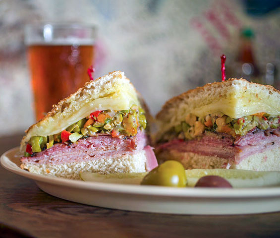 Napoleon House signature dishes Italian Muffuletta
Red Beans and Rice
Creole Jambalaya